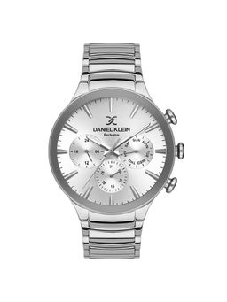 Daniel Klein Exclusive - Analogue Silver Dial Men's Watch-DK.1.13526-1