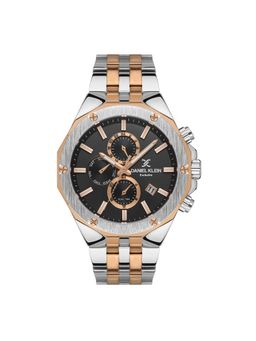 Daniel Klein Exclusive - Stainless Steel Analogue Black Dial Men's Watch-DK.1.13531-4