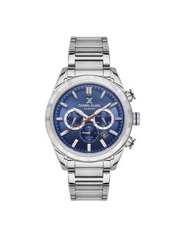 Daniel Klein Exclusive - Stainless Steel Analogue Blue Dial Men's Watch-DK.1.13536-2