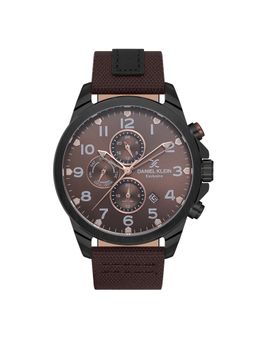 Daniel Klein Exclusive - Analogue Brown Dial Men's Watch-DK.1.13538-3