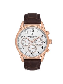 Daniel Klein Exclusive - Analogue White Dial Men's Watch-DK.1.13550-4
