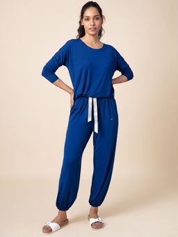 Nykd by Nykaa - Sumptuously Soft Modal Lounge Pajama Set, Estate Blue - NYS016