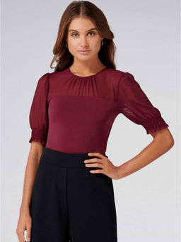 Forever New - Sabrina Shirred Sleeve Pm Top