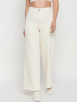 Madame - Women Off White Denim Jeans