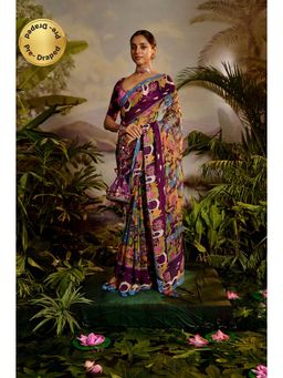 Baise Gaba - Samandar Saree with Stitched Blouse