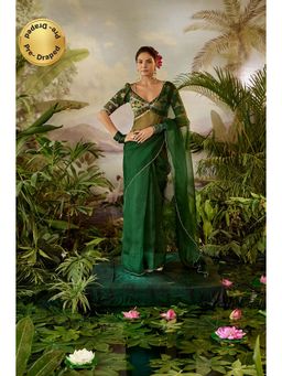 Baise Gaba - Taru Saree with Stitched Blouse