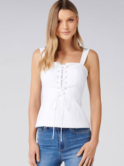 Forever New - Sienna Lace Up Front Corset