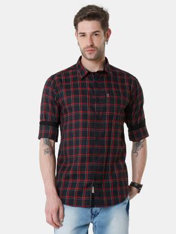 VUDU - Black and Red Check Shirt
