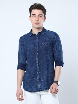 VUDU - Classic Textured Denim Shirt