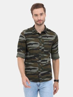 VUDU - Camo Print Shirt