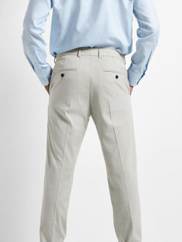Selected - Grey Mid Rise Suit-Set Trousers