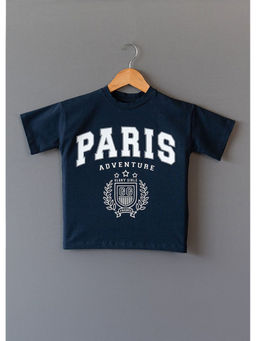 The Lion and the Fish - Navy Blue Glory Adventure Baby Girl T-Shirt