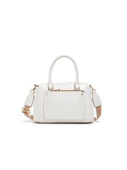 Aldo - Kederasean White Womens Satchel and Pouch (Set Of 2)