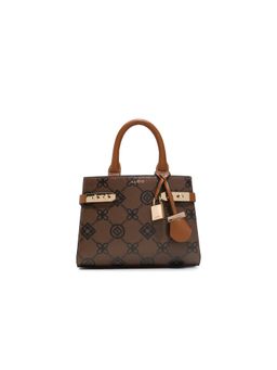Aldo - Lisbon Brown Womens Satchel Bag with Detachable Strap