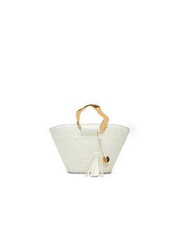 Aldo - Malede White Womens Handheld Bag with Detachable Strap