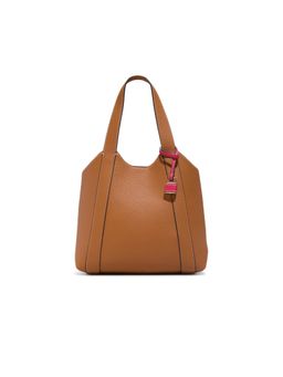 Aldo - Rowsley Brown Womens Shoulder Bag with Pouch and Keychain (Set Of 2)