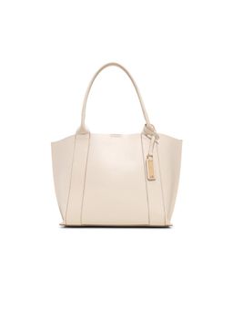 Aldo - Splish Beige Womens Shoulder Bag and Pouch and Keychain (Set Of 2)