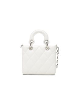Aldo - Sunbling White Womens Sling Bag with Detachable Chain and Keychain