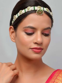 Silvermerc Designs - Khubsoorat Traditional Mathapatti Borla