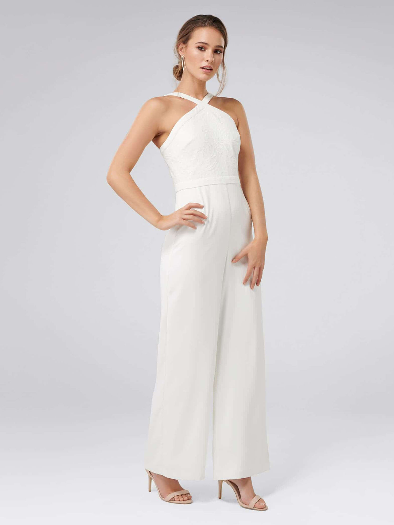 Ally Lace Bodice Jumpsuit 