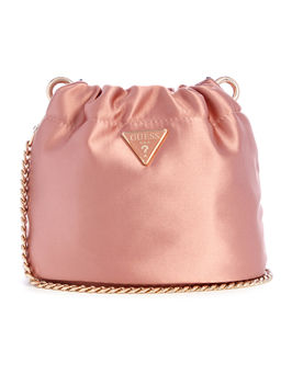 Guess - Women Peach Solid Bucket Bag