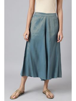 Aurelia - Blue Flared Festive Culottes