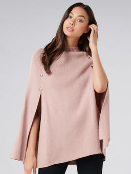 Forever New - Fiona Knitted Button Poncho
