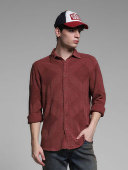 Jack & Jones - Red Regular Fit Shirts