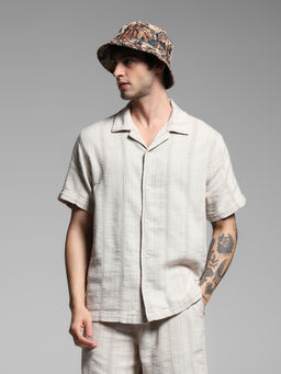 Jack & Jones - Beige Oversized Fit Shirts
