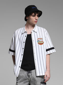 Jack & Jones - White Oversized Fit Shirts