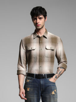 Jack & Jones - Olive Regular Fit Shirts