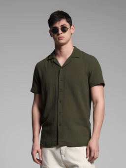 Jack & Jones - Olive Comfort Fit Shirts