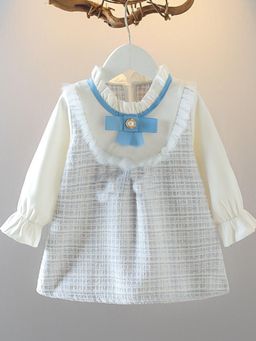 Oh Rare - Blue Small Fragrant Princess Baby Two-Piece Dress