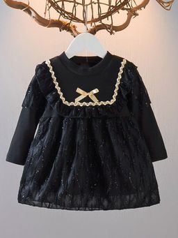 Oh Rare - Black Princess Style Puff Sleeve Dress