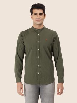 AM SWAN - Premium Mens Crinkle Cotton Shirt