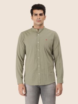 AM SWAN - Premium Mens Crinkle Cotton Shirt