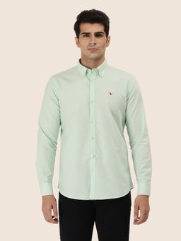 AM SWAN - Mens Premium Cotton Oxford Solid Shirt