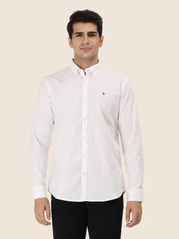 AM SWAN - Mens Premium Cotton Oxford Solid Shirt