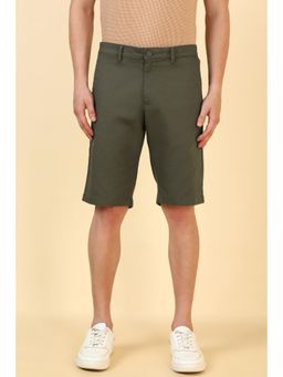 Allen Solly - Men Olive Textured Shorts