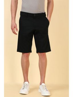 Allen Solly - Men Black Textured Shorts