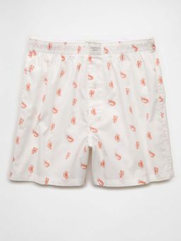 American Eagle - Men White Men Crawfish Stretch Boxer Shorts