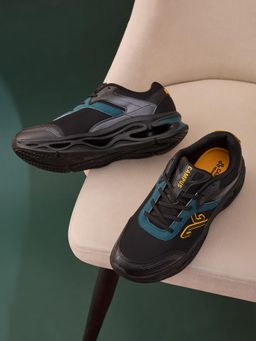 Campus - Ferox Black Men Running Shoes