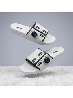 Toucantoes - Toucan Ties Formula Men Sliders - White