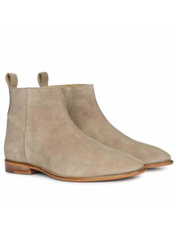 Saint G - Mens Taupe Leather Casual Boots