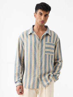 The Souled Store - Stripes Coastal Men Relaxed Shirt