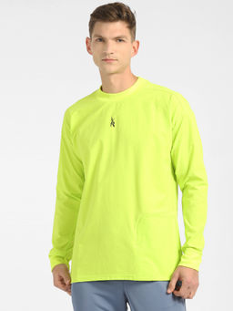 Reebok - Ts Edgeworks Ls Yellow Training T-shirt