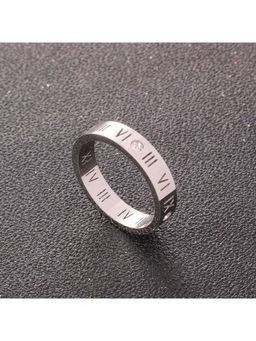 Salty Alpha - Men Roman Angels Silver Band Ring