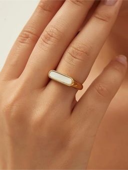Salty Alpha - Men Tribal White Ring