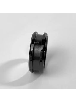 Salty Alpha - Men Shadow Veil Black Band Ring