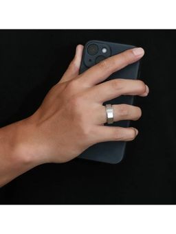 Salty Alpha - Men Bolt Silver Ring